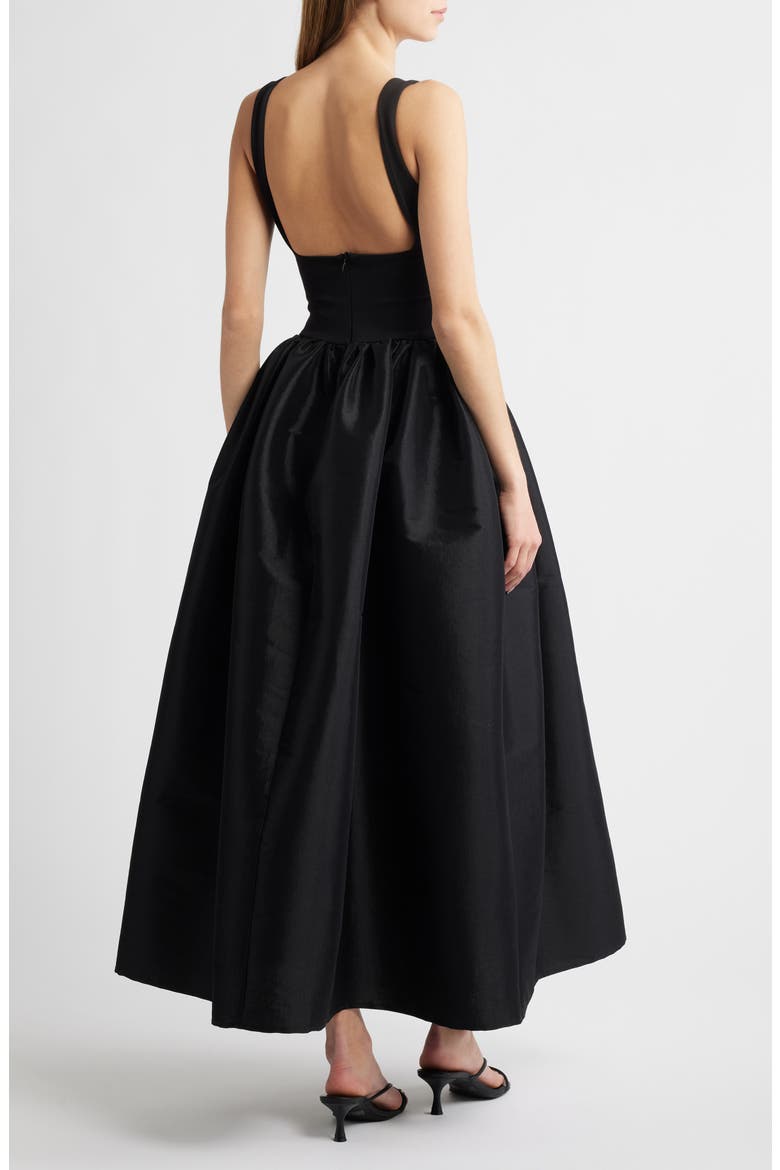 Elsa Sleeveless Gown, Alternate, color, BLACK