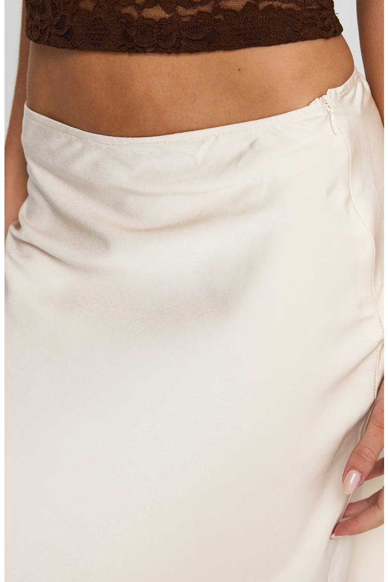 Haley Satin Maxi Skirt, Alternate, color, CHAMPAGNE