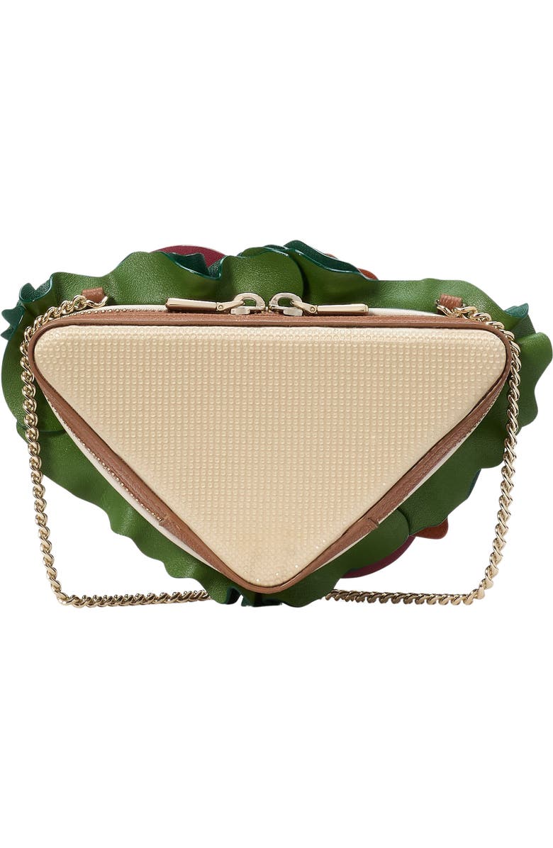 Kate Spade New York glamwich embellished leather crossbody bag, Alternate, color,
