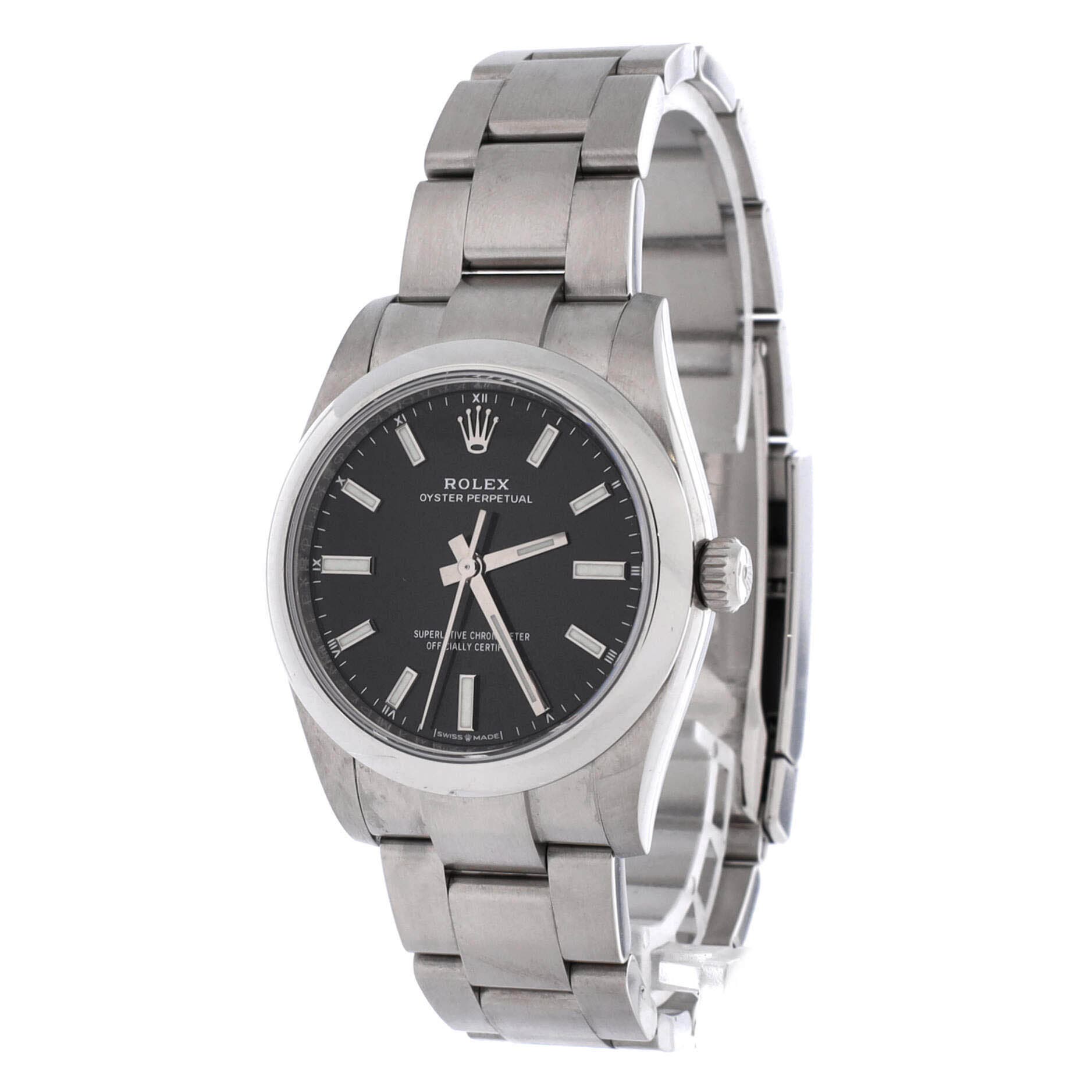 Oyster Perpetual Automatic Watch Stainless Steel 34, Alternate, color, Metallic Silver