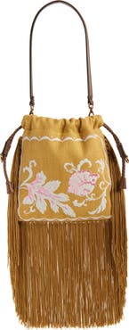 Etro Kalispera Canvas Shoulder Bag