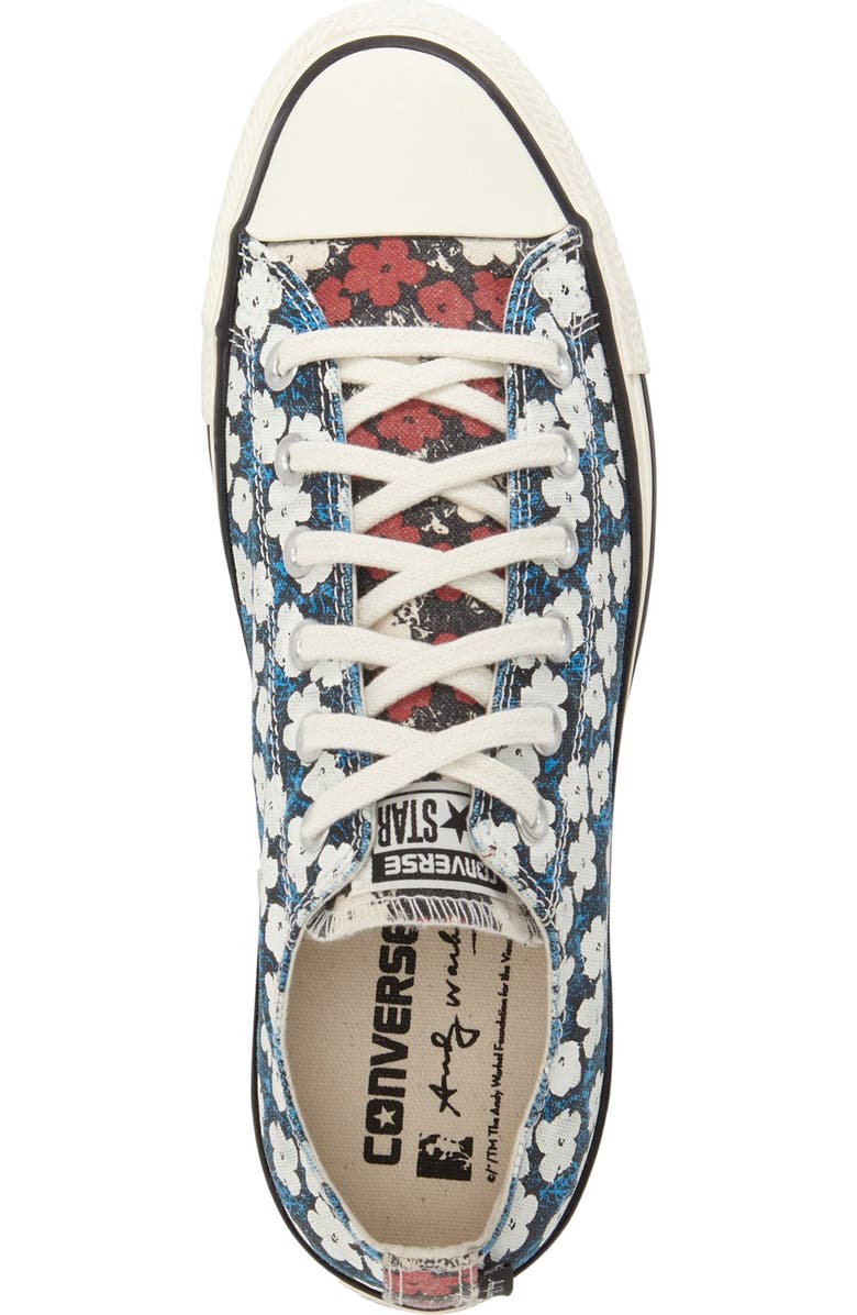 Converse Chuck Taylor<sup>®</sup> All Star<sup>®</sup> Andy Warhol Collection Low Top Sneaker, Alternate, color,