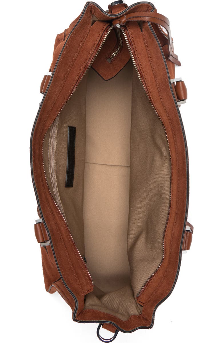 Rebecca Minkoff Regan Leather Satchel Tote, Alternate, color,