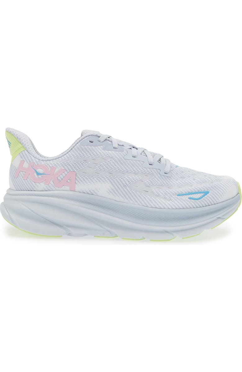 HOKA Clifton 9 Running Shoe, Alternate, color, Gull / Sea Ice