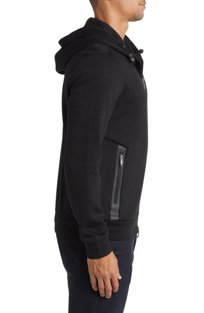 Robert Barakett Brixton Zip Hoodie, Alternate, color, Black