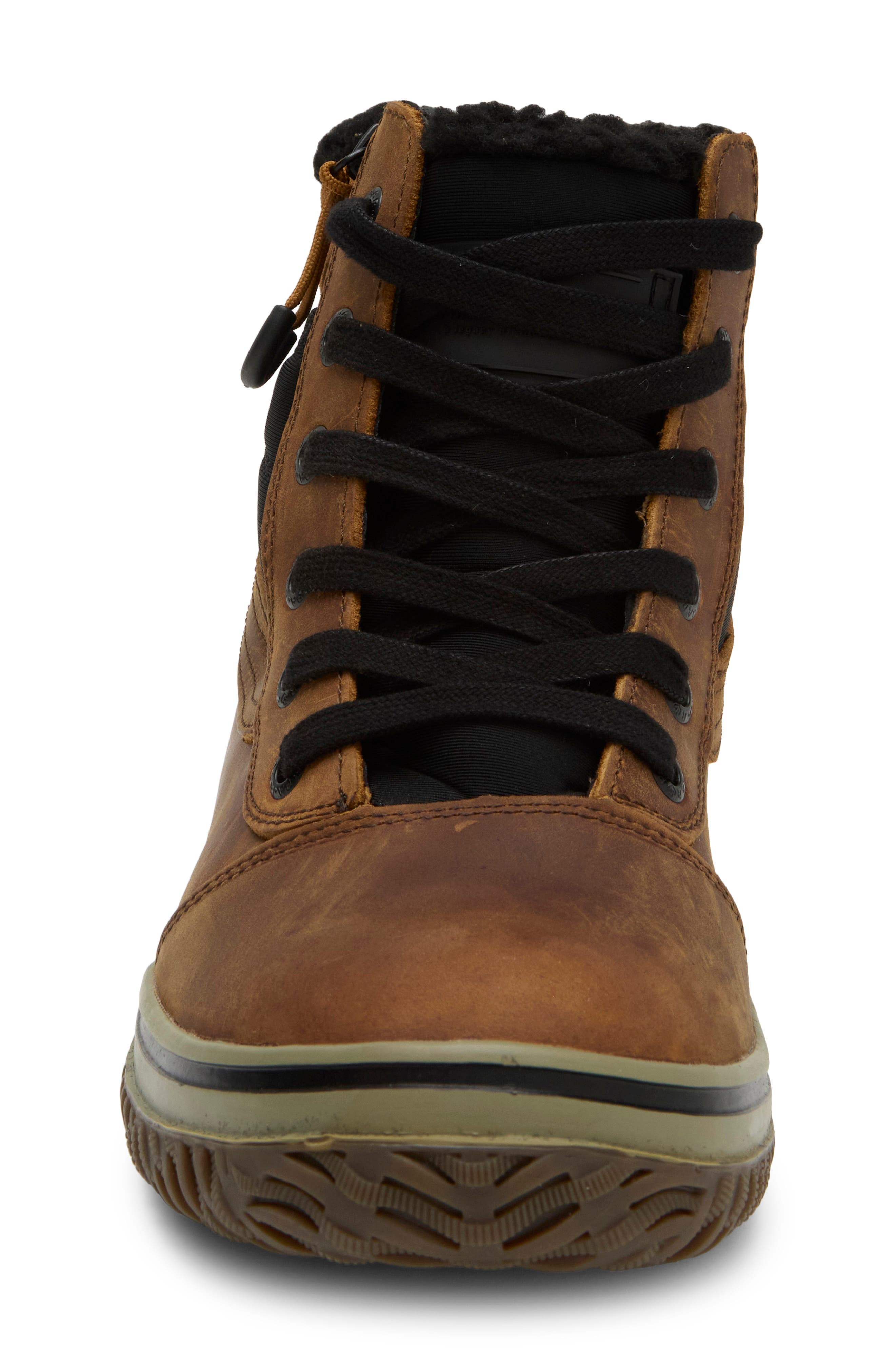 Tavin 3.0 Leather Weather Boot, Alternate, color, COGNAC/ BLACK