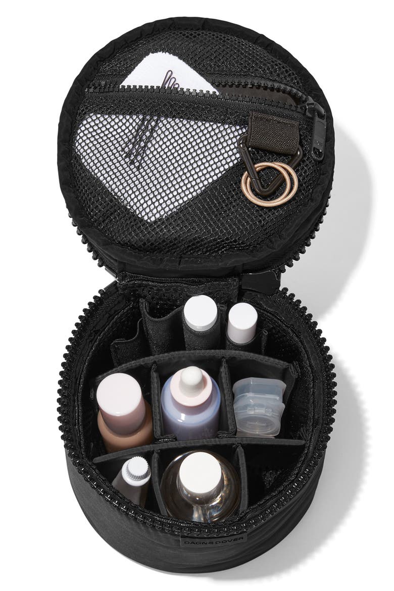 Mila Repreve® Recycled Polyester Small Toiletry Organizer Bag, Alternate, color, ONYX