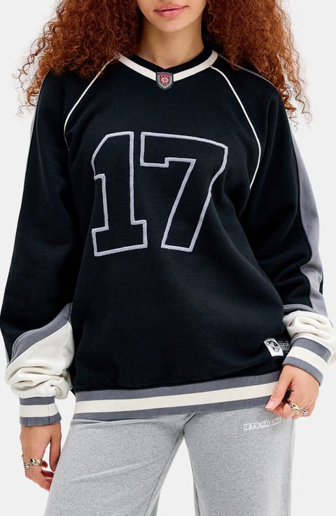 Varsity 17 Paneled Sweatshirt