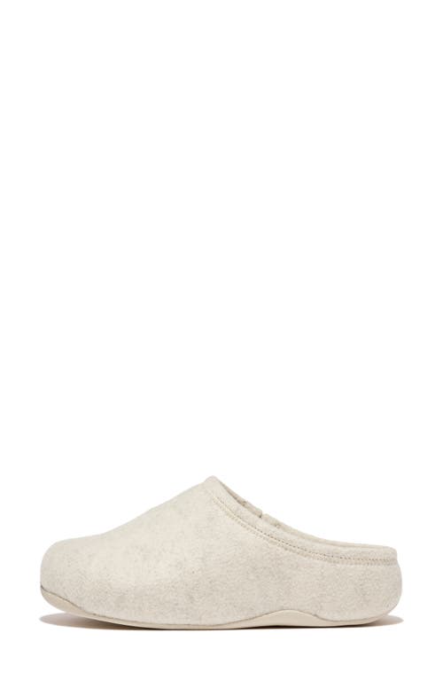 Fitflop Cushy Felt Clog In White