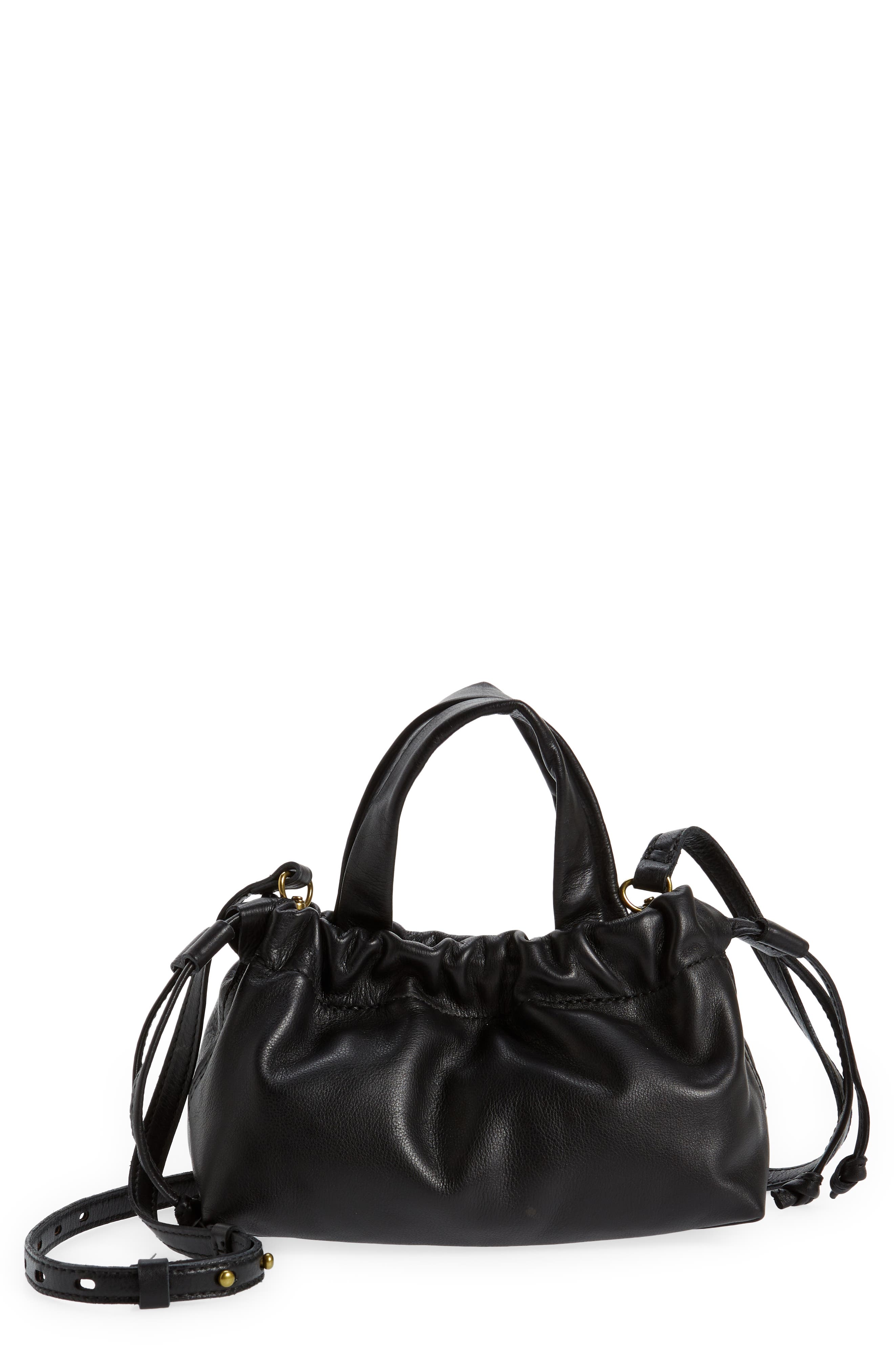 Madewell Mini The Piazza Leather Crossbody Bag, Main, color, 