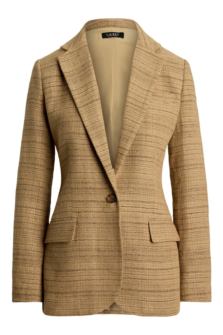 Tweed Blazer, Alternate, color, NEW TAN/ BROWN MULTI