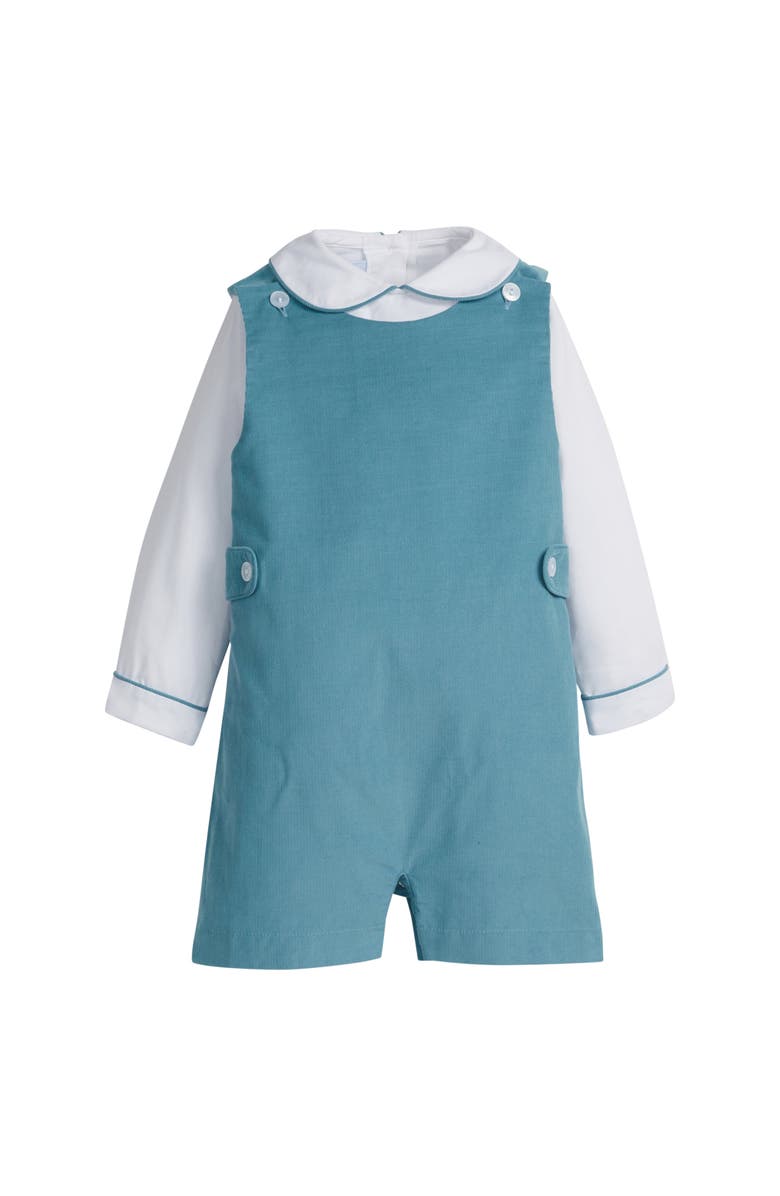 Little English Kids' Button Tab John John Set, Main, color, 