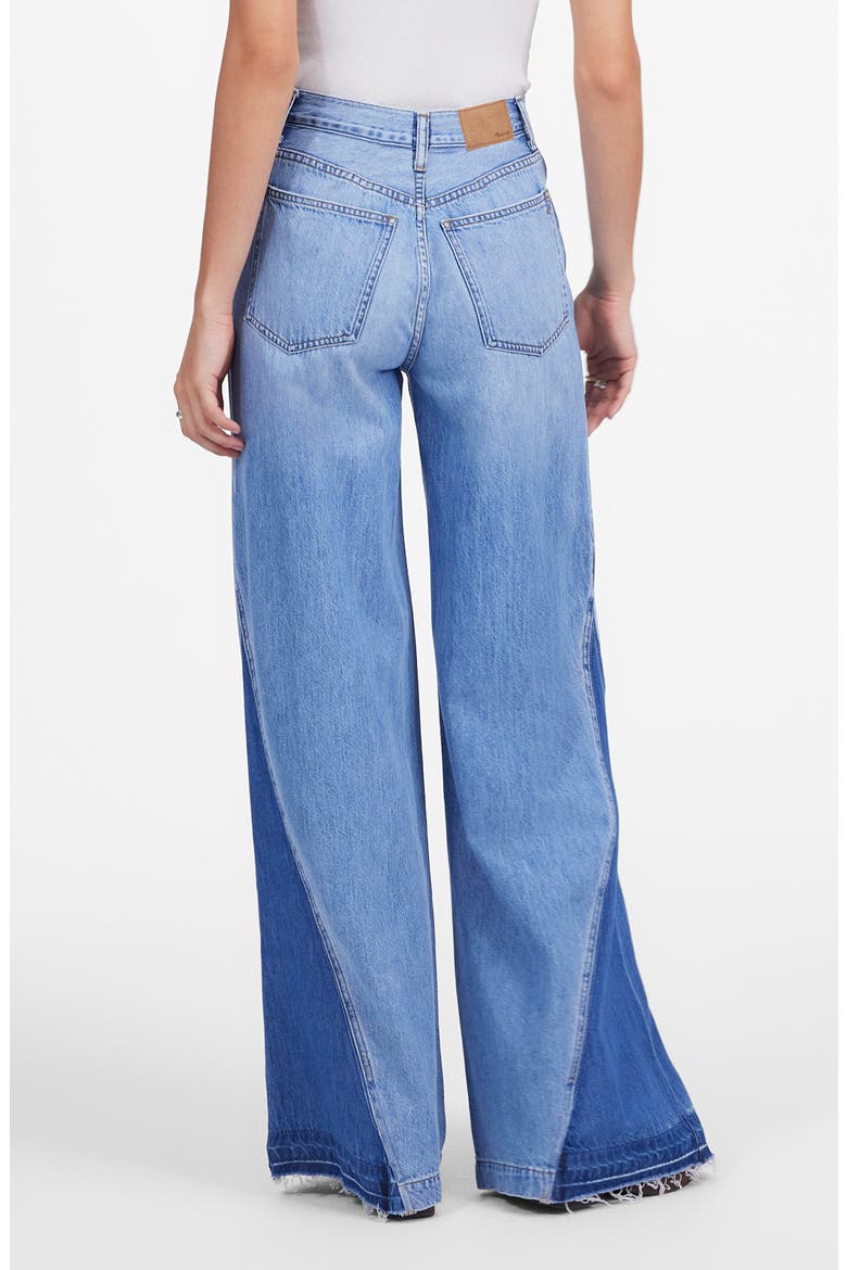 Wide Sweep Jeans: Airy Denim Edition, Alternate, color, PARSON WASH