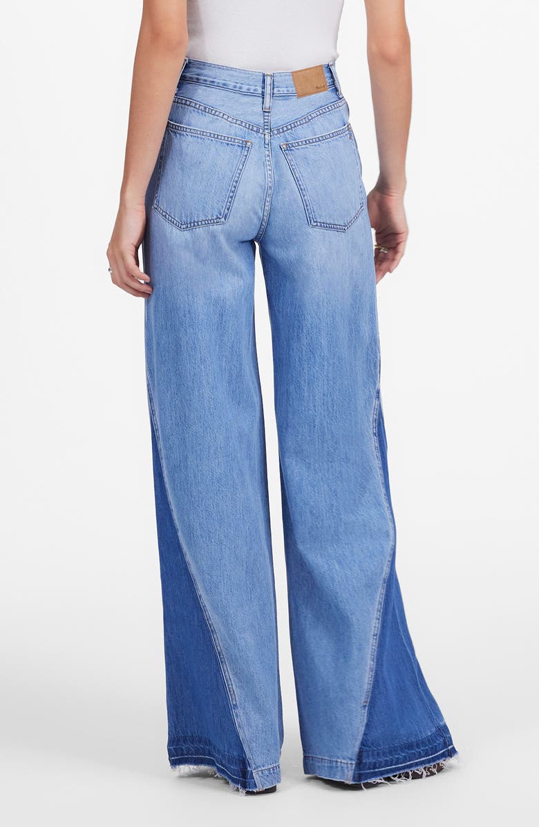 Madewell Wide Sweep Jeans: Airy Denim Edition, Alternate, color, Parson Wash