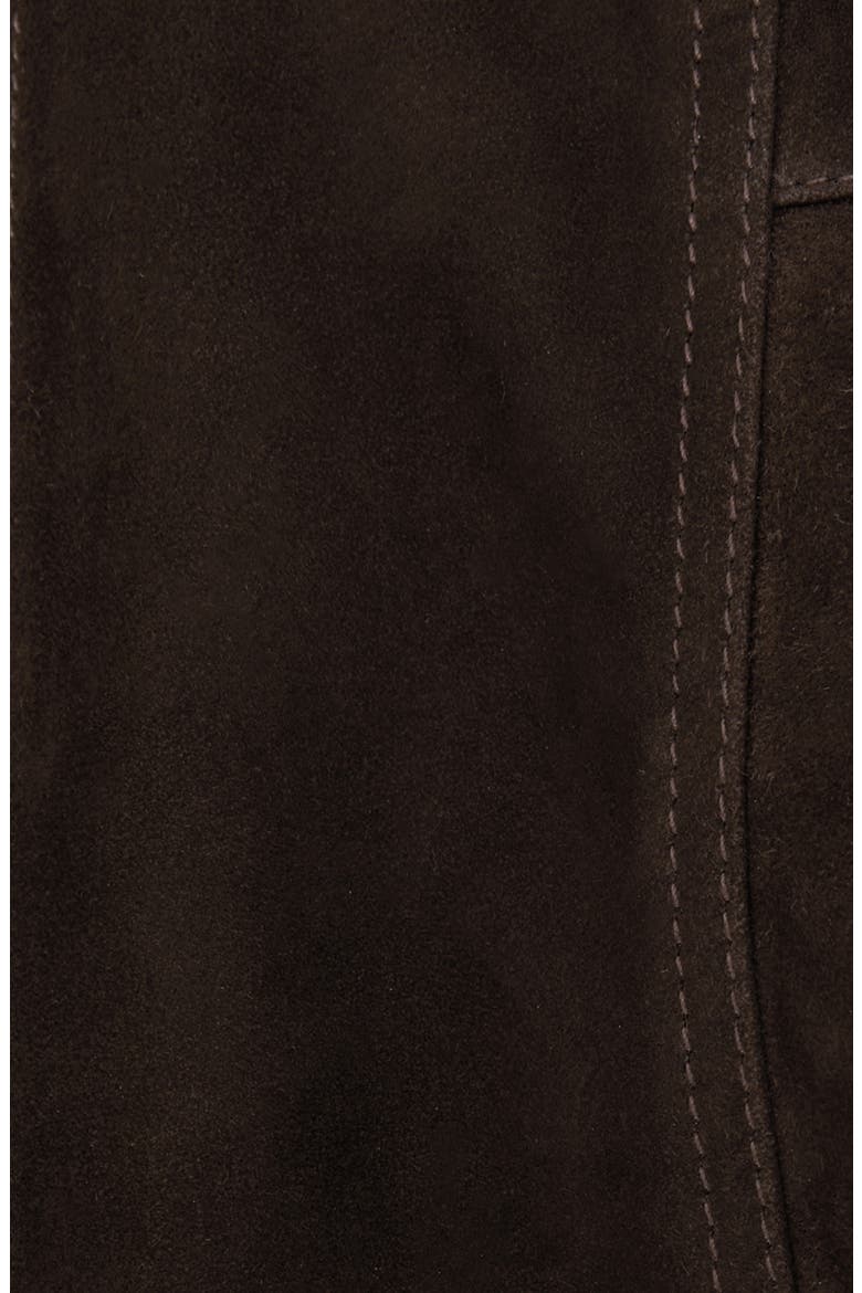 Callie Leather Jacket, Alternate, color, EBONY BROWN