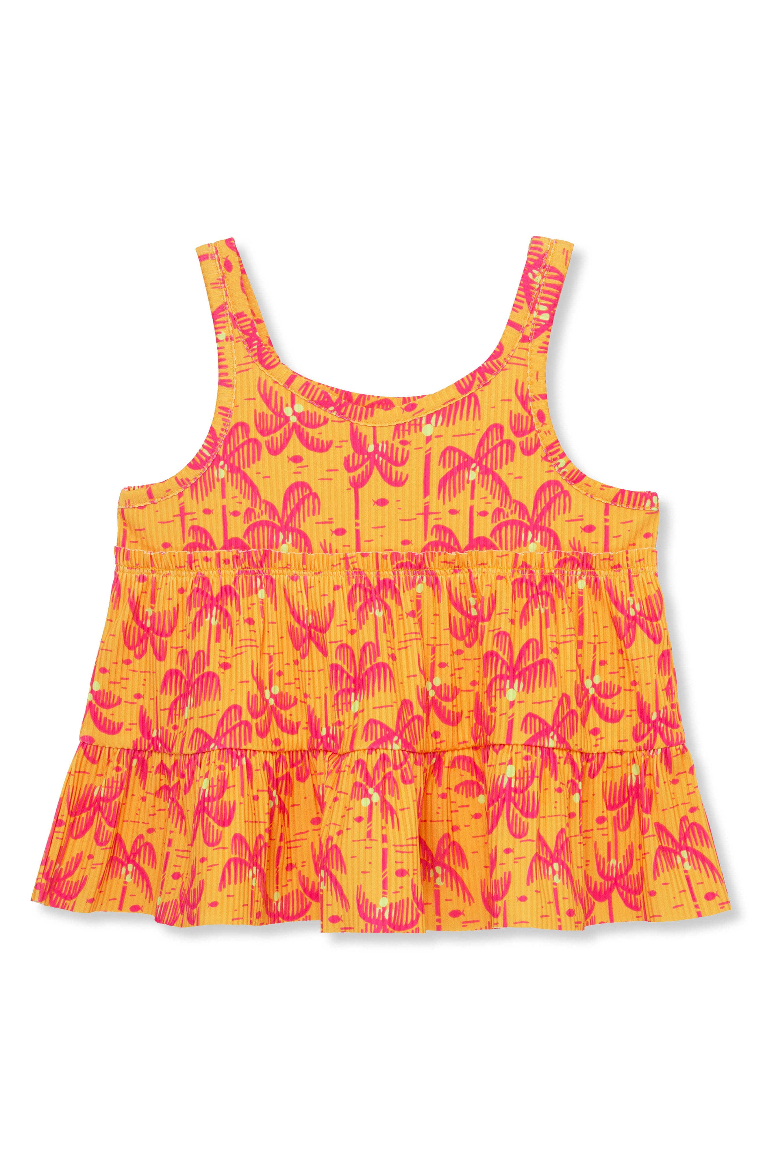 Peek Aren't You Curious Kids' Palm Tree Tiered Tank Top (Women ...
