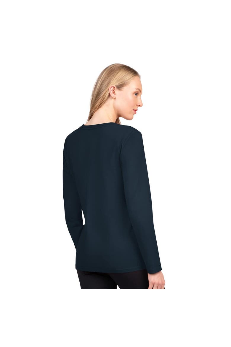 Women's G-III 4Her by Carl Banks  Navy Houston Texans Best Play Long Sleeve T-Shirt, Alternate, color, Navy