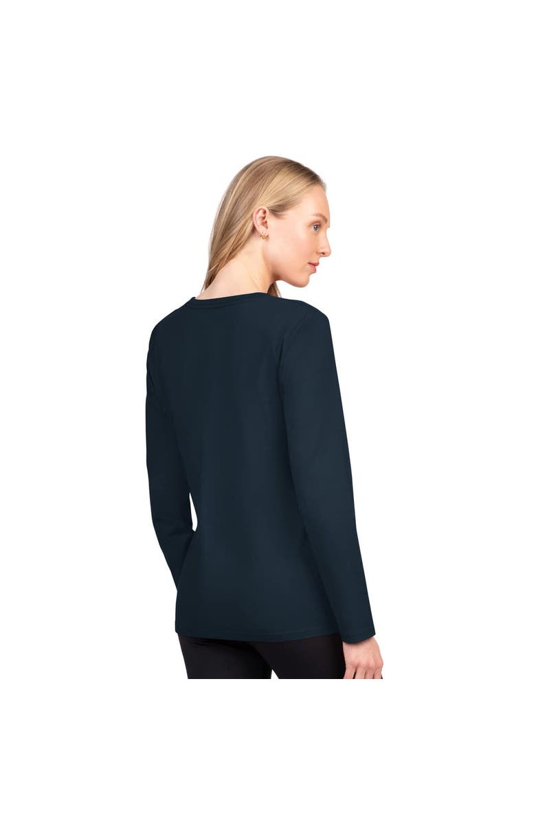 G-III 4HER BY CARL BANKS Women's G-III 4Her by Carl Banks  Navy Houston Texans Best Play Long Sleeve T-Shirt, Alternate, color, Navy