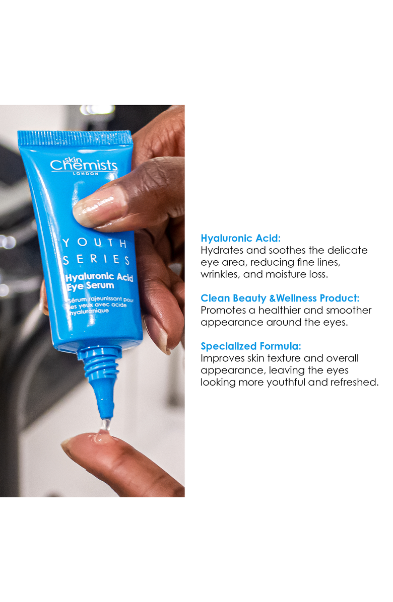 SKINCHEMISTS Youth Series 1.5% Hyaluronic Acid Eye Serum 15ml x 2 Duo Pack, Alternate, color, White