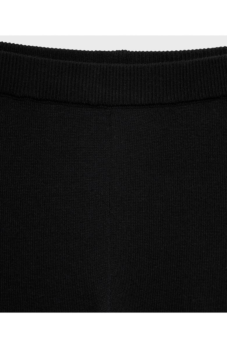 MANGO Pull-On Wide Leg Knit Pants, Alternate, color, 