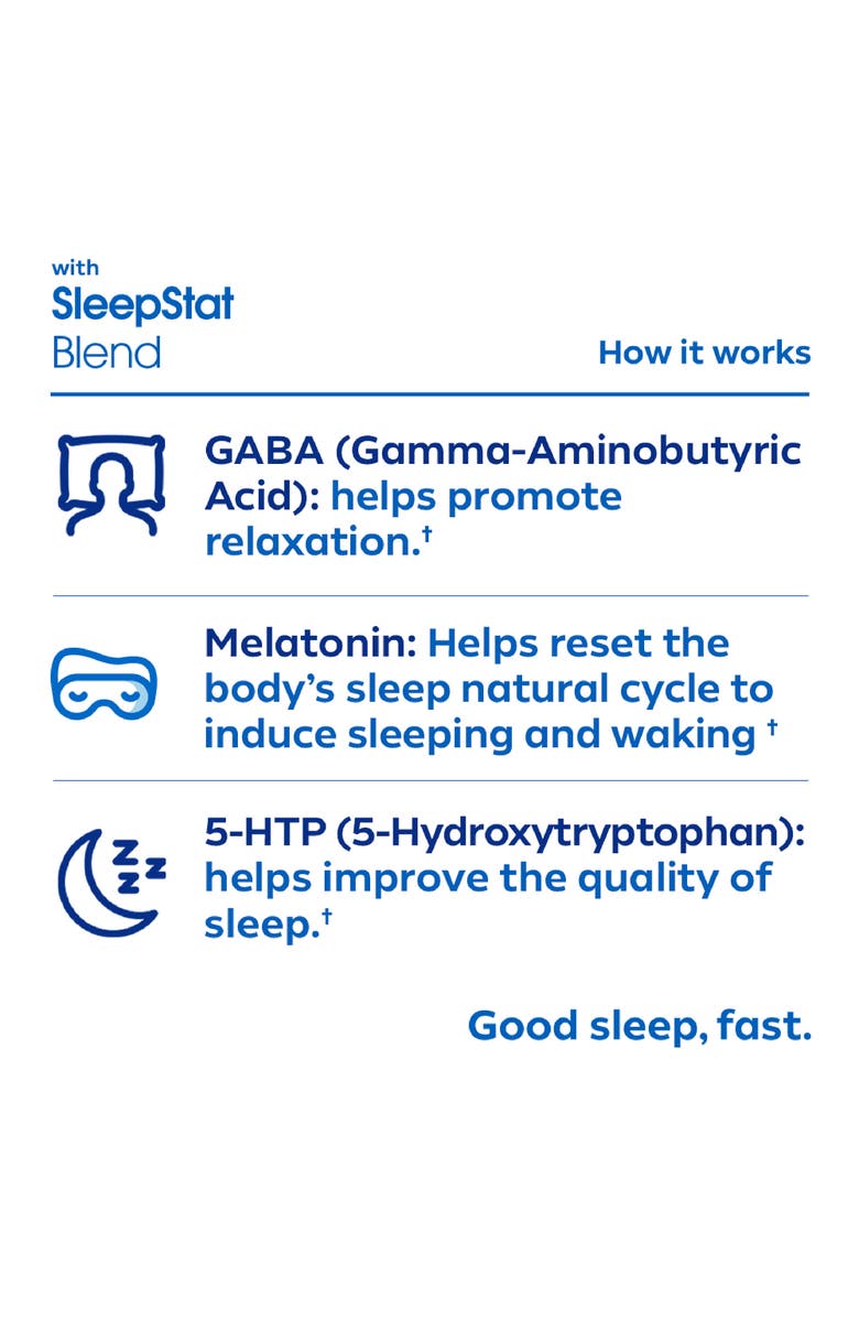 Dream Water Sleep Aid Supplement Drink; Melatonin 5Mg, Gaba, 5Htp;  Zero Sugar, Alternate, color, Multicolored