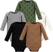 Hudson Baby Thermal Long Sleeve Bodysuits