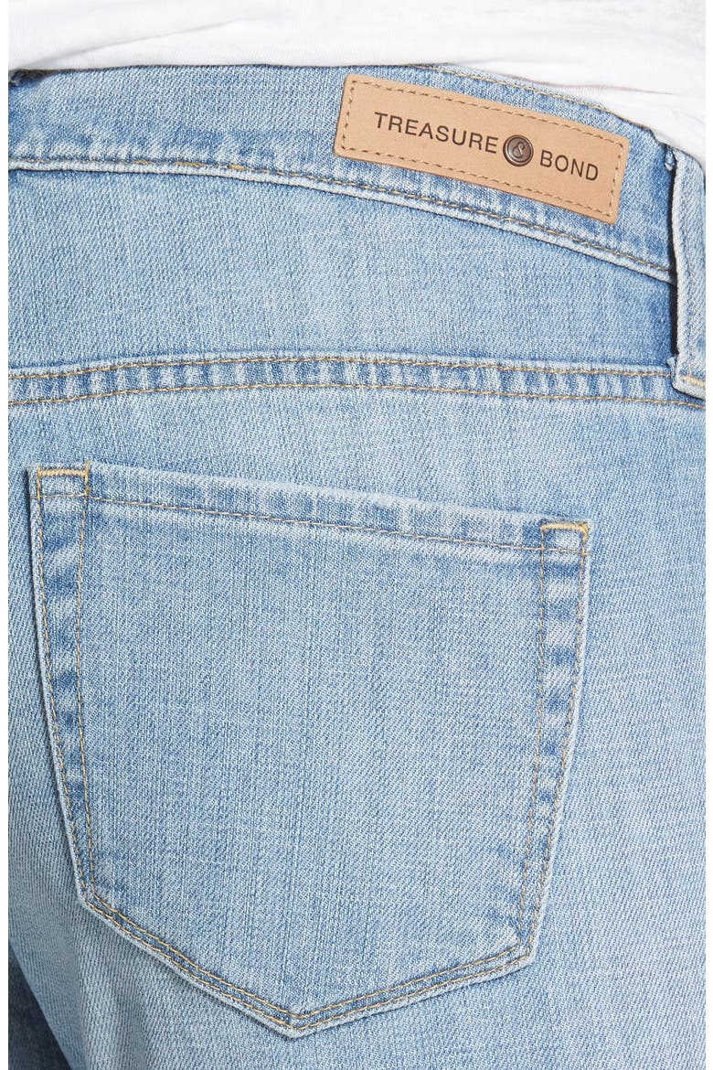 Treasure&Bond Ankle Boyfriend Skinny Jeans, Alternate, color, BLUEJAY EXTRA LIGHT VINTAGE