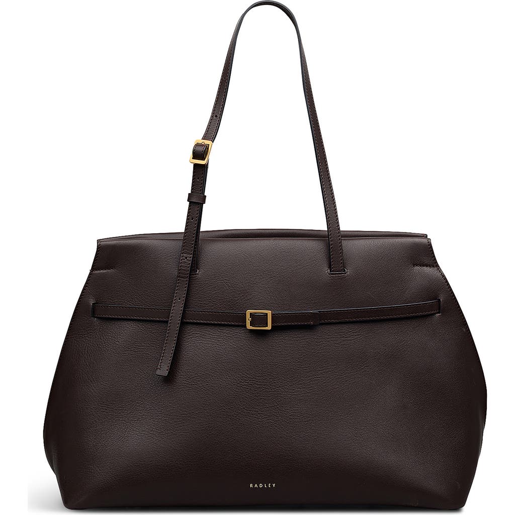 Radley The Christina Large Ziptop Shoulder Bag In Brown