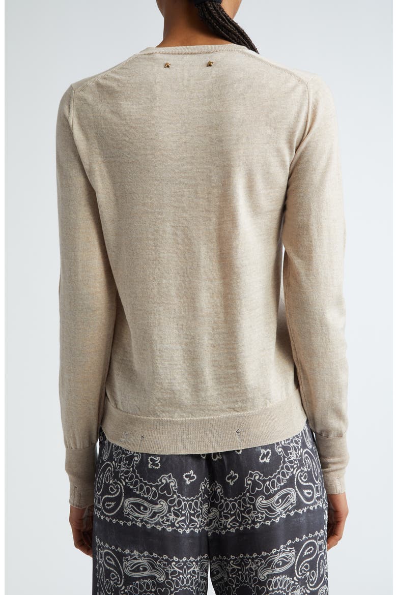 Golden Cotton Sweater, Alternate, color, TAN
