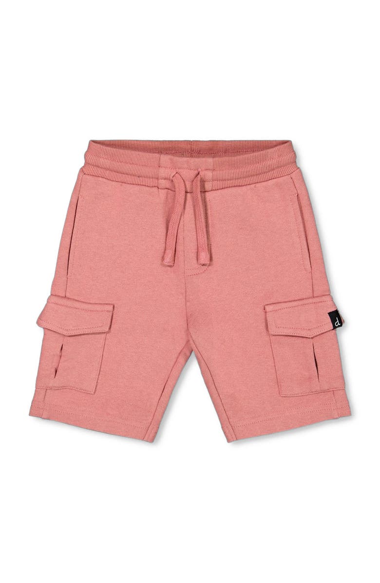 Deux par Deux Baby Boy's French Terry Short Dark Old Rose, Main, color,