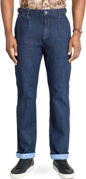 Brooklyn Brigade Slim Fit Solid Pleated Pants