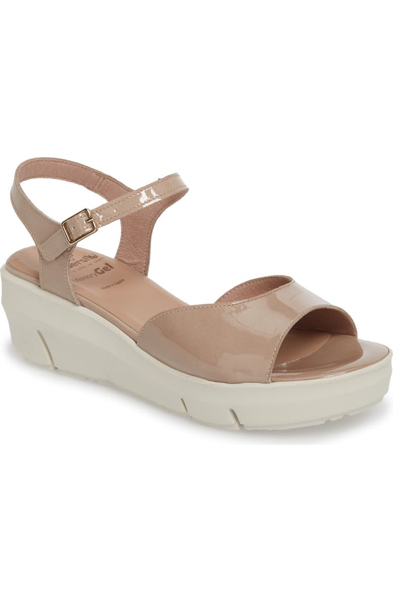 Wonders D-8201 Platform Sandal, Main, color,