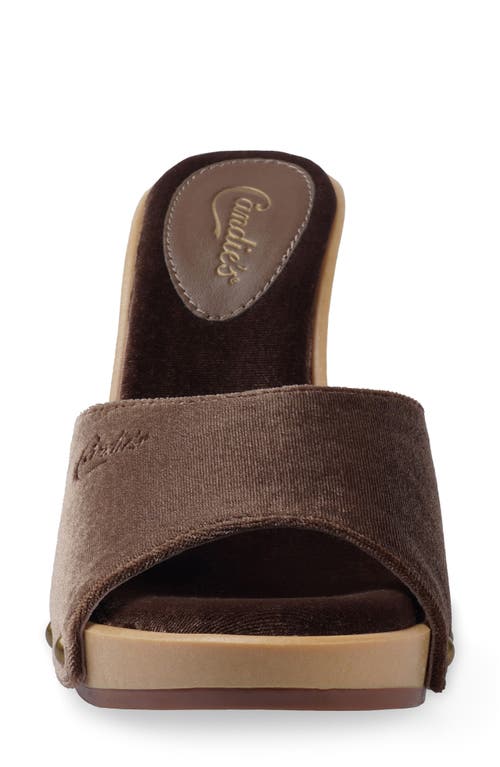 Candies Candie's Antonella Slide Sandal In Brown