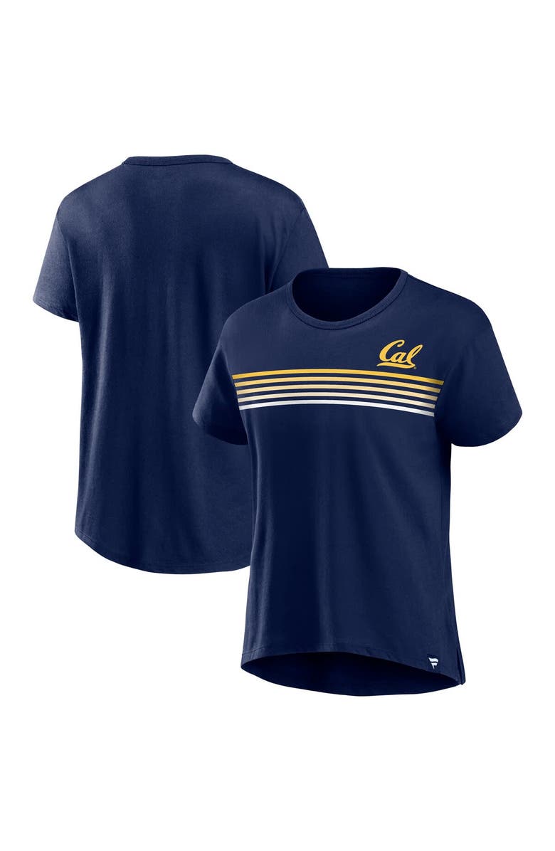 FANATICS Women's Fanatics  Navy Cal Bears Iconic High-Low T-Shirt, Alternate, color, 