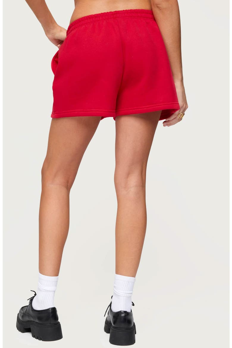 So Sporty Sweatshorts, Alternate, color, RED