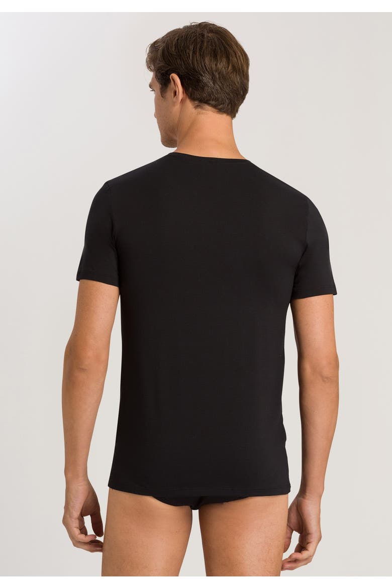 Cotton Superior Cotton Crew Neck T-Shirt, Alternate, color, Black