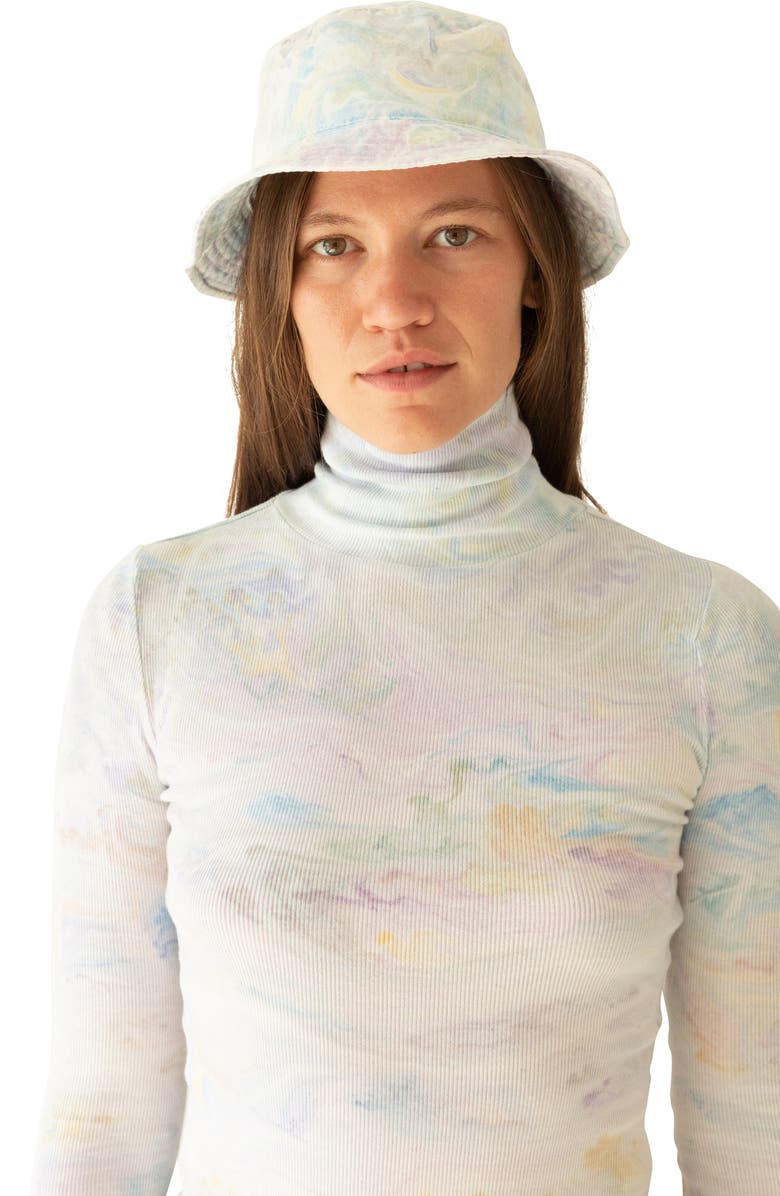 KkCo Marbled Dye Bucket Hat, Alternate, color,