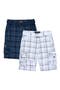  Navy Plaid/ White Plaid