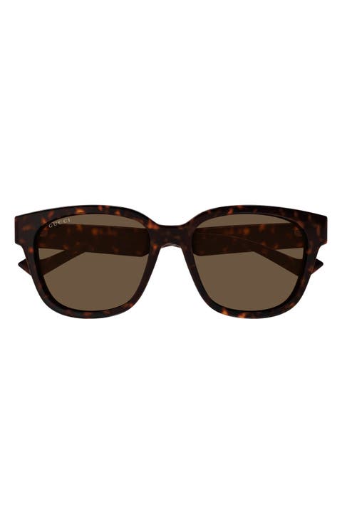 57mm Polarized Square Sunglasses