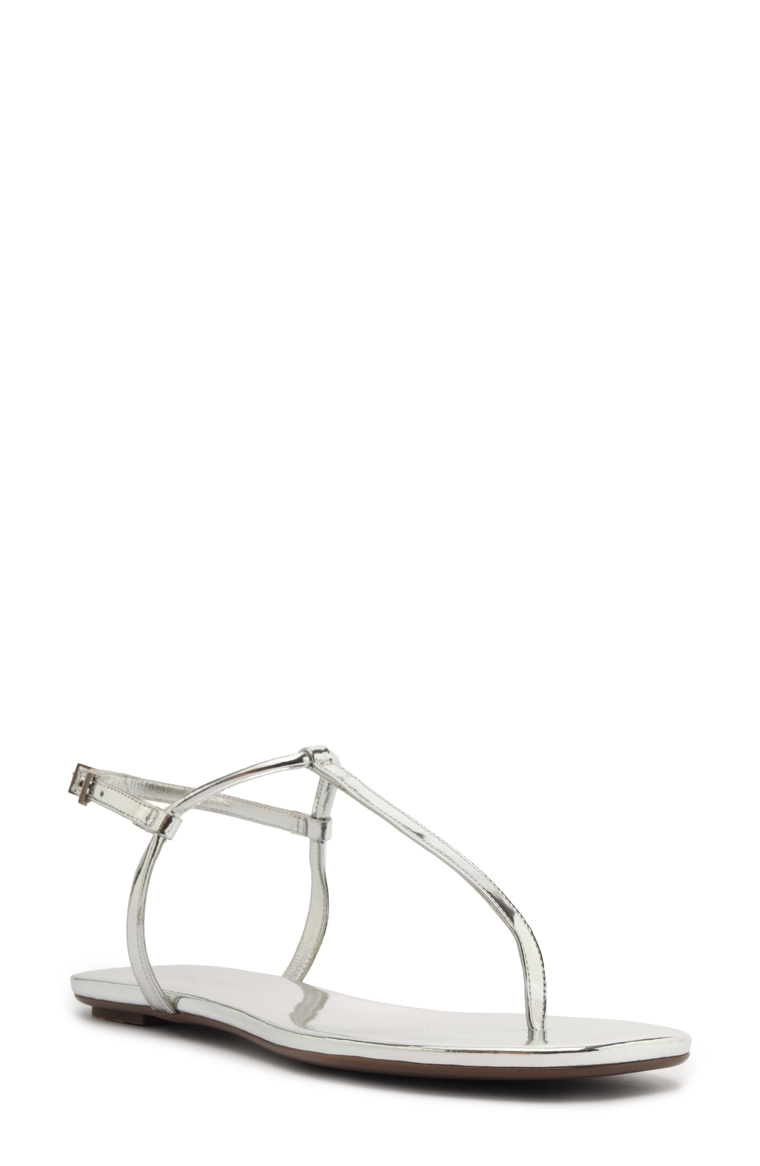 Schutz Elsha Slingback Sandal, Main, color, Prata