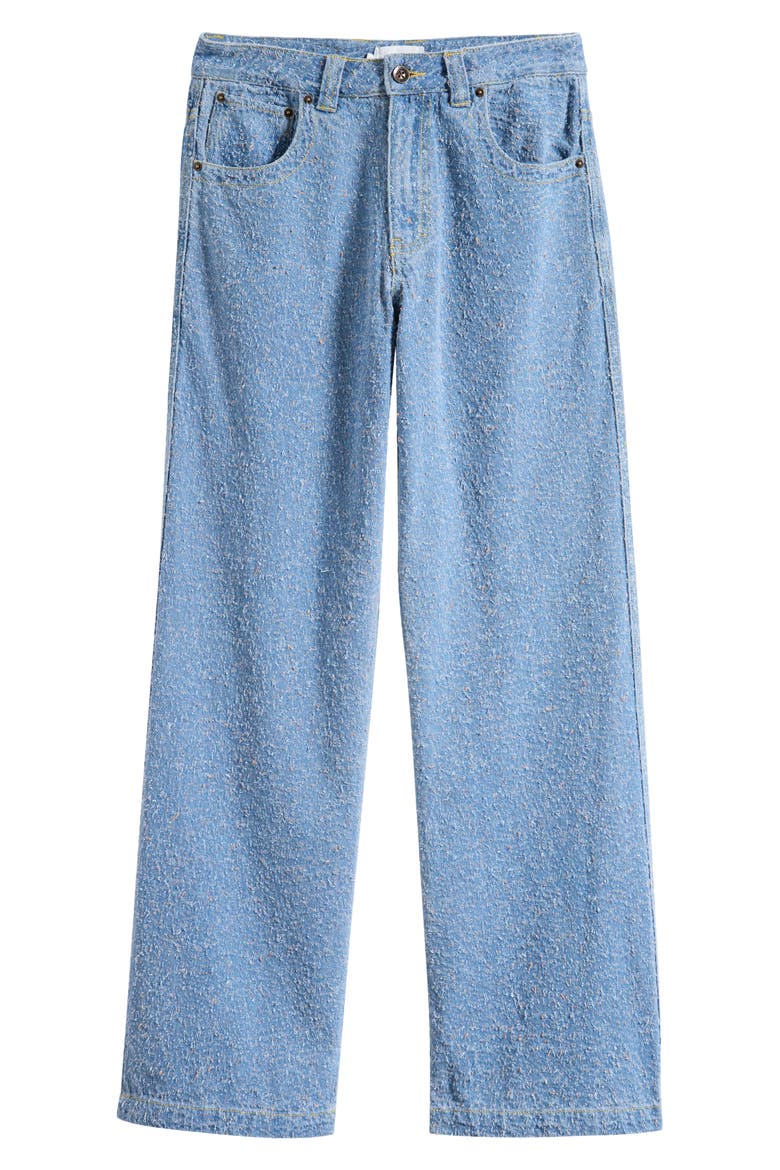 Washed Nep Yarn Jeans, Alternate, color, INDIGO