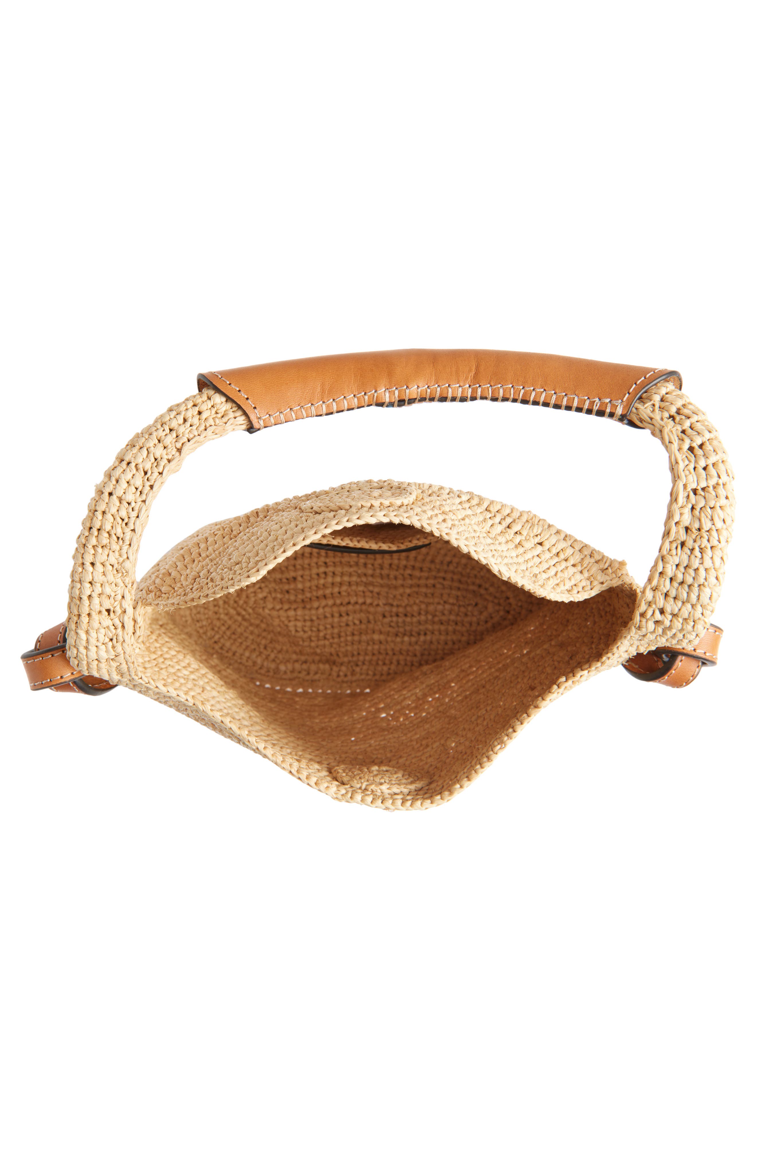 Helen Kaminski Yala Raffia Mini Shoulder Bag, Alternate, color, Natural/ Cotto