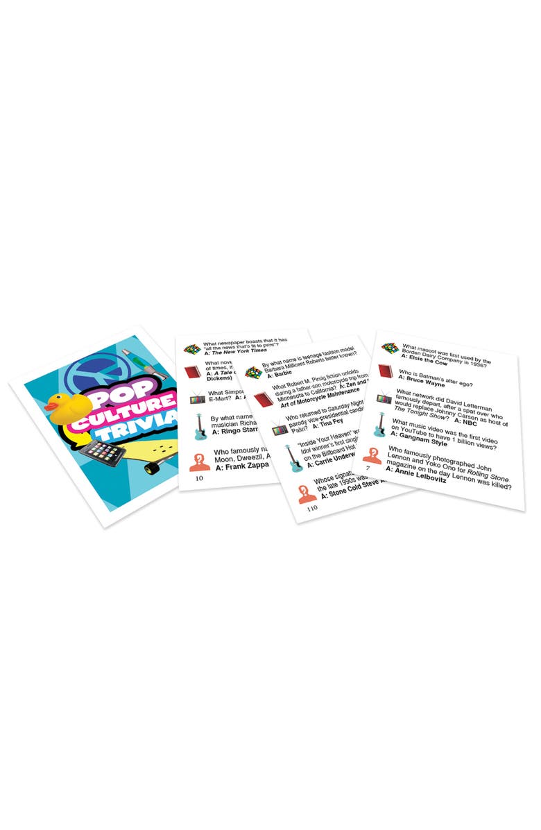 Outset Media Pop Culture Trivia Game, Alternate, color, Multicolored
