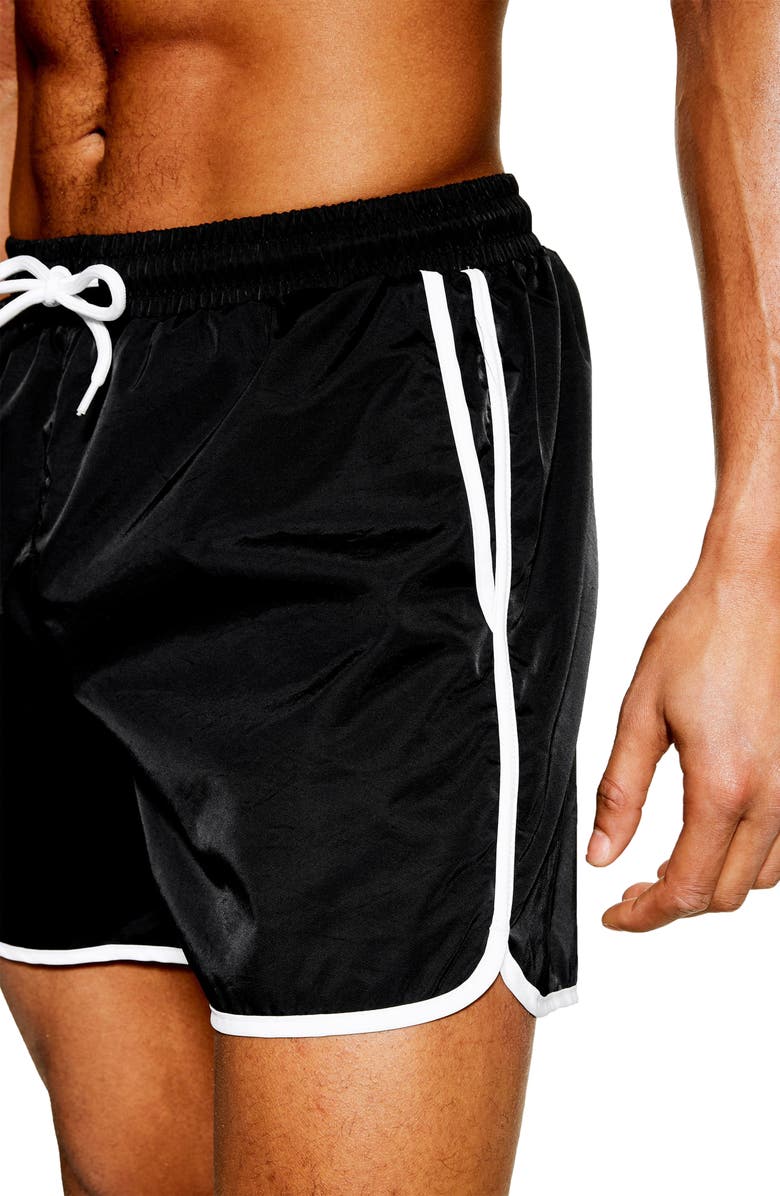 Topman Runner Swim Trunks, Alternate, color, 