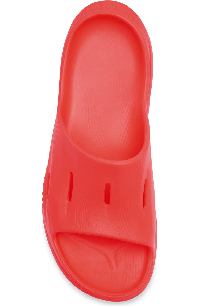 HOKA Ora Recovery Slide 3 Sandal, Alternate, color, Neon Flame / Neon Flame