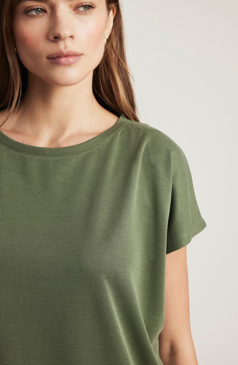 Mavi Jeans Luxe Touch Boat Neck T-Shirt, Alternate, color,