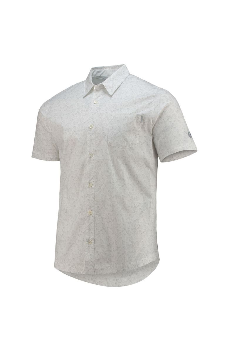 PUMA Men's Puma White Arnold Palmer Invitational 19th Hole Button-Up Shirt, Alternate, color, White