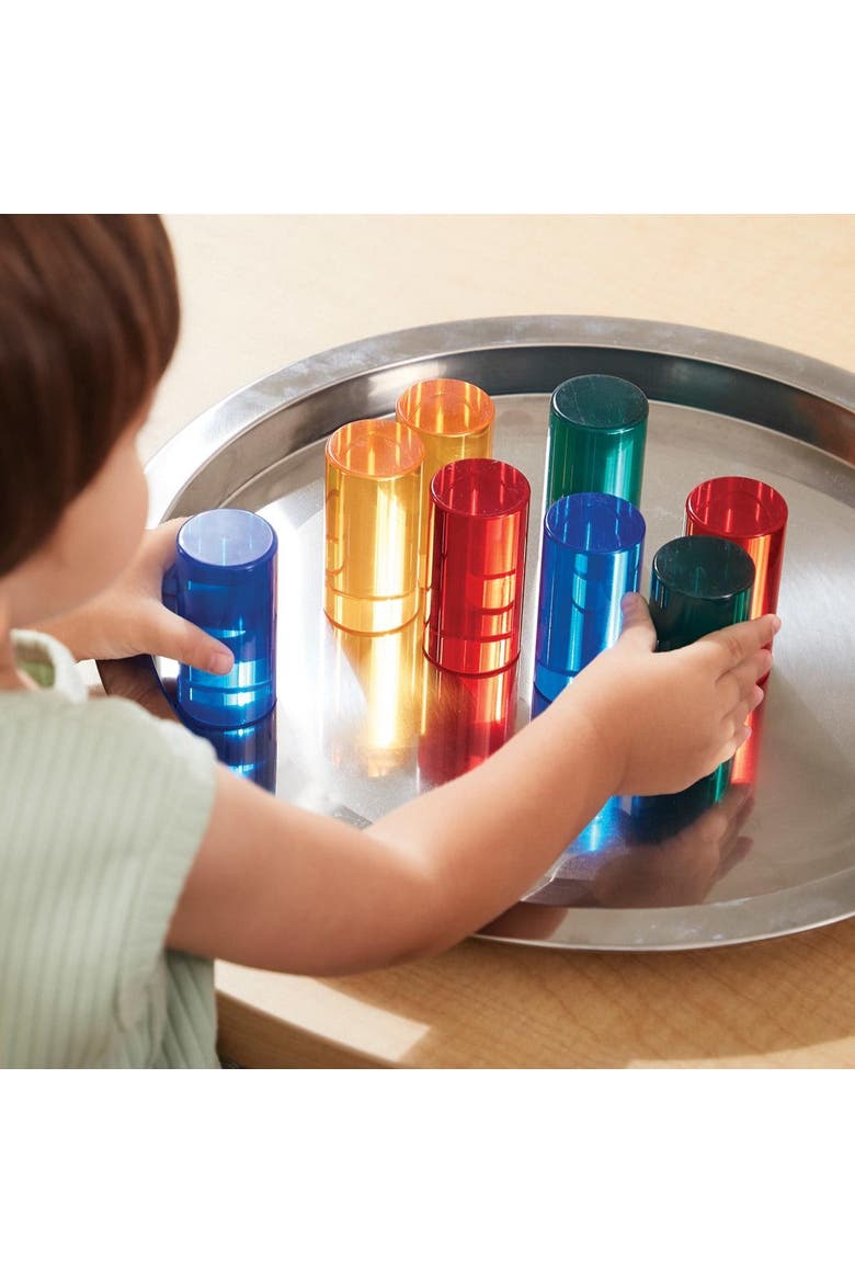 Light and Color Cylinder Set - 8 Pieces, Alternate, color, Multicolored