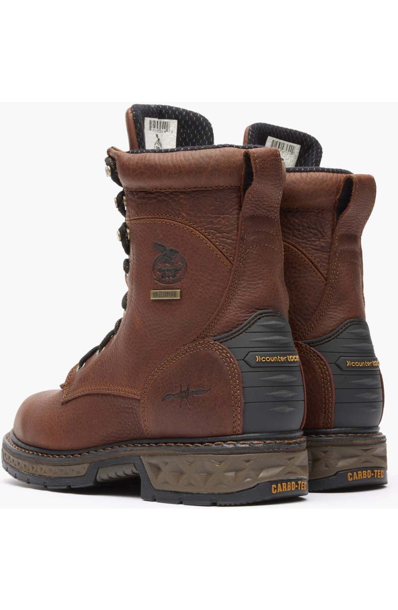 Georgia Boot Carbotec Lt Lacer Work Boot, Alternate, color, Brown