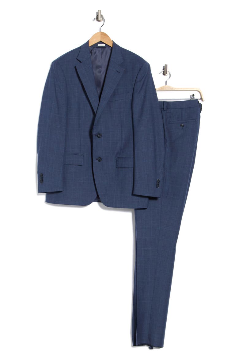 Flynn Classic Wool Suit, Main, color, BLUE